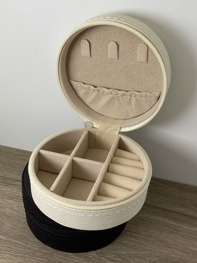Estuche Organizador de Joyas CREMA