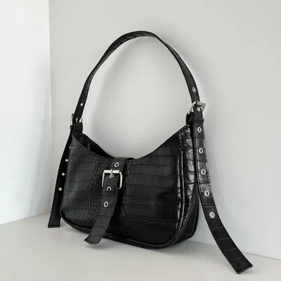Minibag Croco Negra 