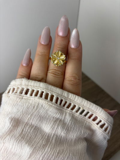 Anillo giratorio Flor AD