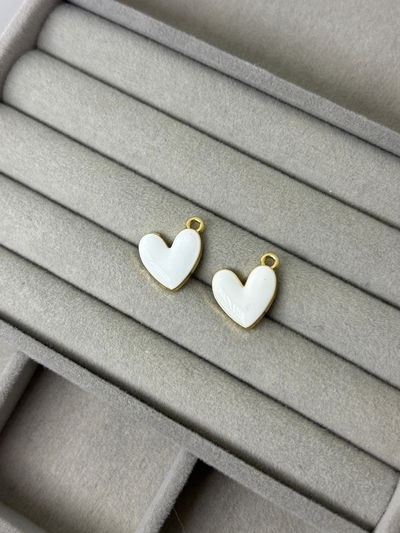 DIJE CORAZON BLANCO 