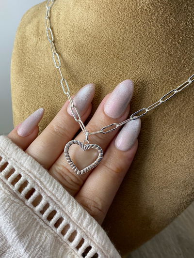 Collar Eslabones corazon AB