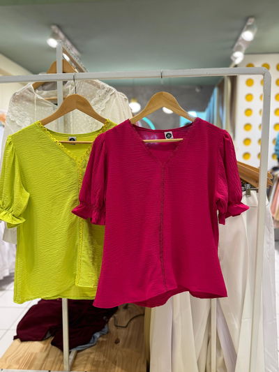 Blusa texturada