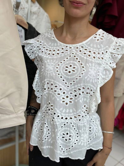 Blusa de Broderie