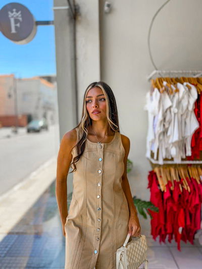 Vestido Jeans Corto