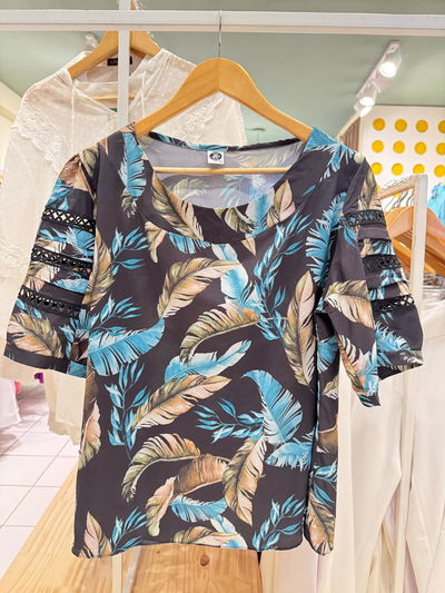 Blusa de seda italiana