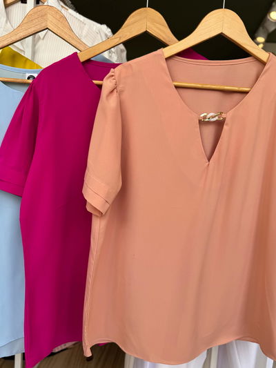 Blusa de seda italiana