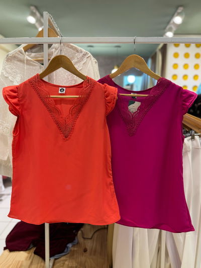 Blusa de seda italiana