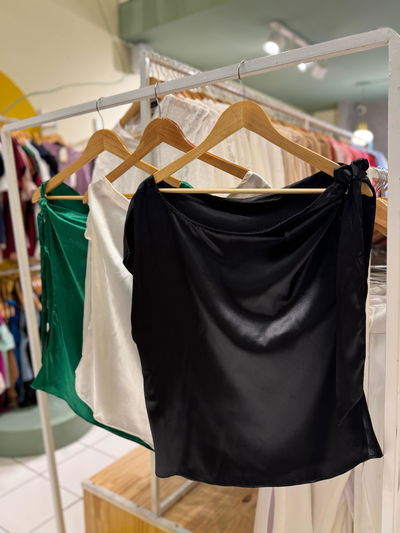 Blusa de raso