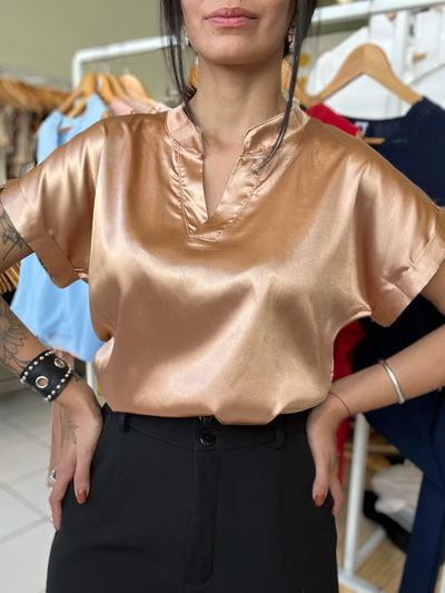 Camisa de saten