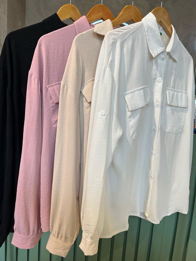 Camisa lisa noura 