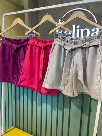 Short sastrero c/ elastico y cinto 