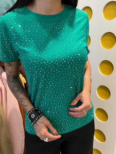 Remera con brillo 