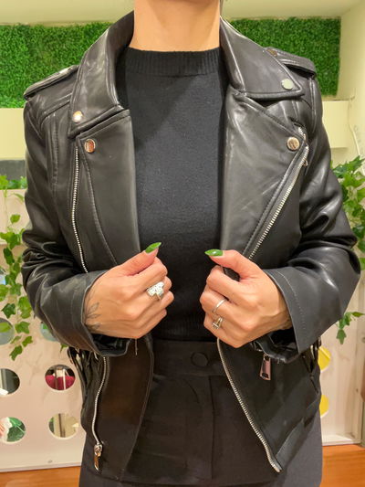 Campera eco cuero negro YD Cid 2020-1N