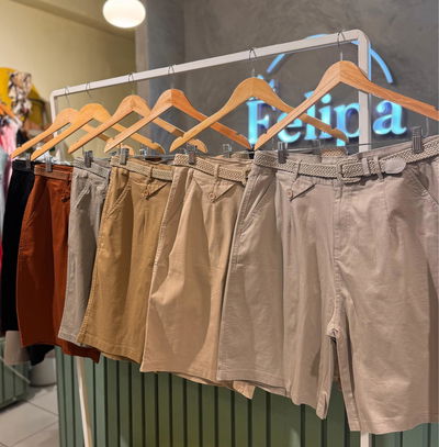 Short bermuda c/ cinto 