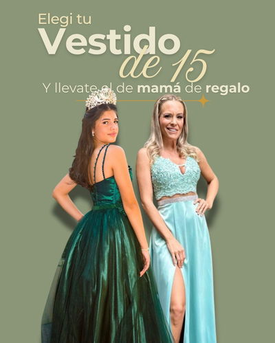 PROMO Vestido de 15 años + Vestido para mamà de regalo