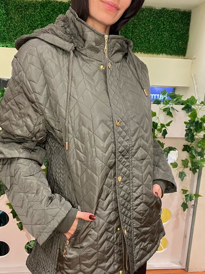 Campera rombo trenzado F1670