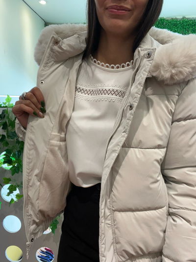 Campera puffer engomana 