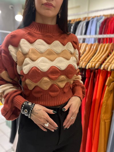 Sweter rombo 