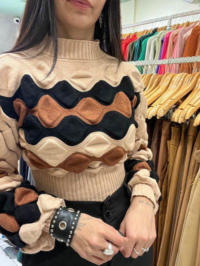 Sweter rombo 