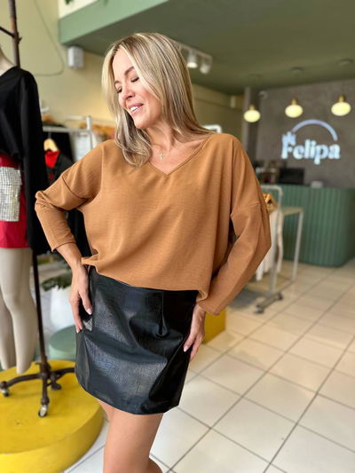 Blusa mangas 3/4 