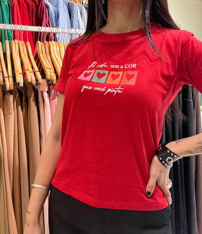 Remera crop 