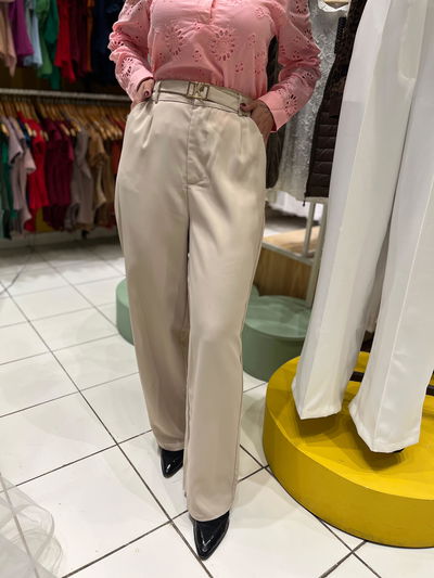 Pantalón con cinto K 