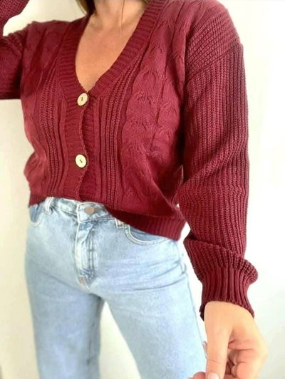 CARDIGAN BORRAVINO