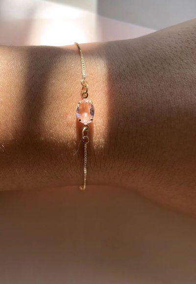 Pulsera Cubic rosa