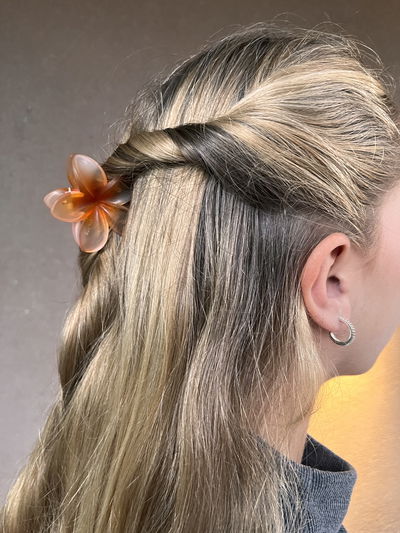 Broche Flor Naranja