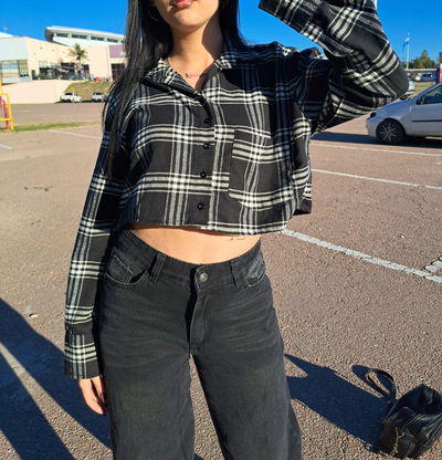 Camisa crop Samantha
