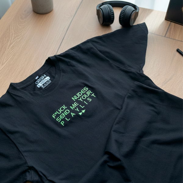 REMERA SEND ME YOUR PLAYLIST