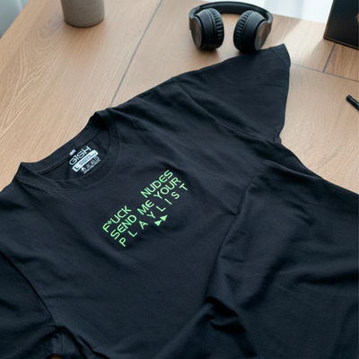 REMERA SEND ME YOUR PLAYLIST