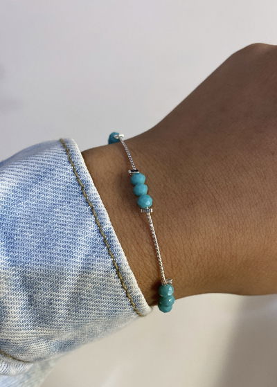 pulsera cristales cielo