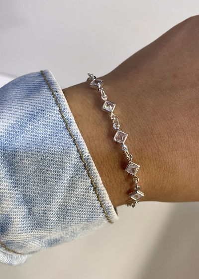 pulsera rombos cubic 