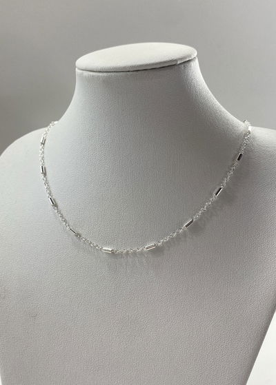 cadena mara 40cm plata 