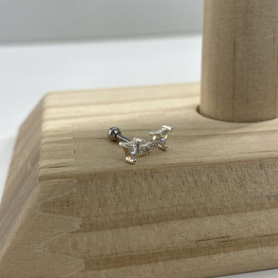 piercing doble flecha