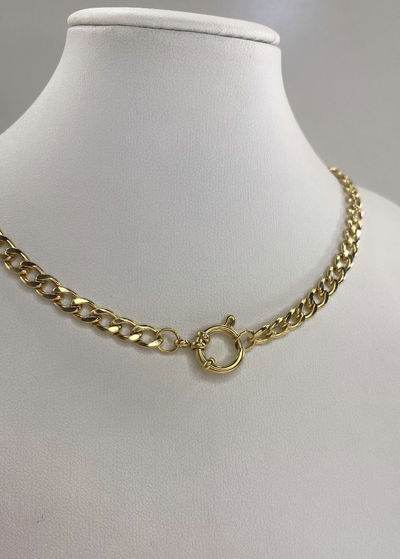 collar choker cierre marinero