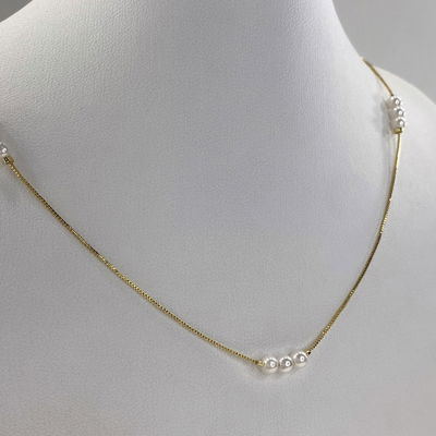 collar triple perlas 