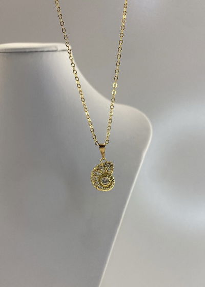 collar caracolito zircon