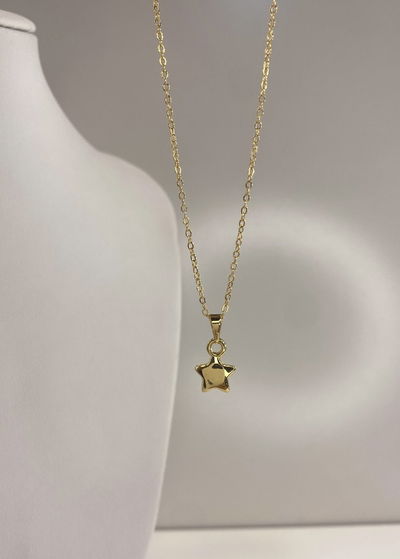collar estrellita lisa