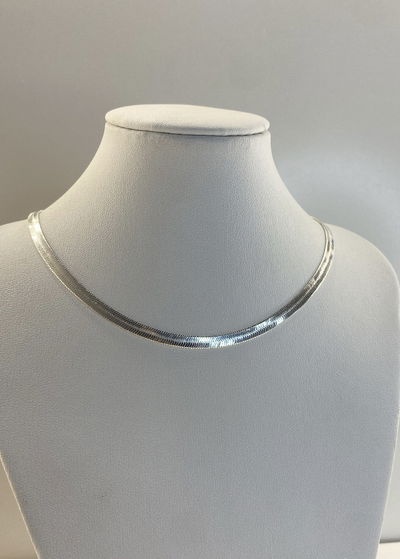 collar gargantilla snake enchapada 