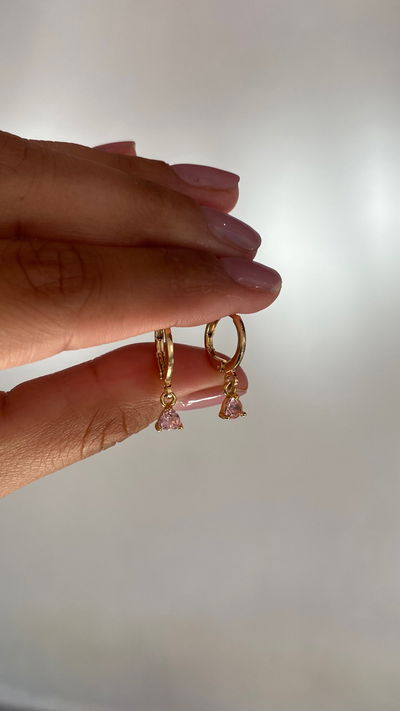 argollitas crystal pink 