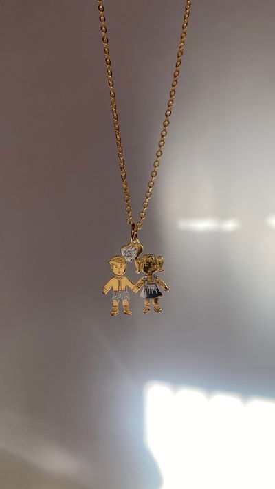 collar nene y nena