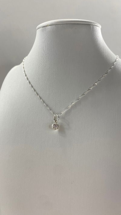 collar corazoncito cubics 