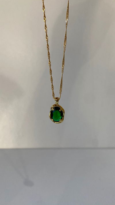 collar solaris esmeralda 