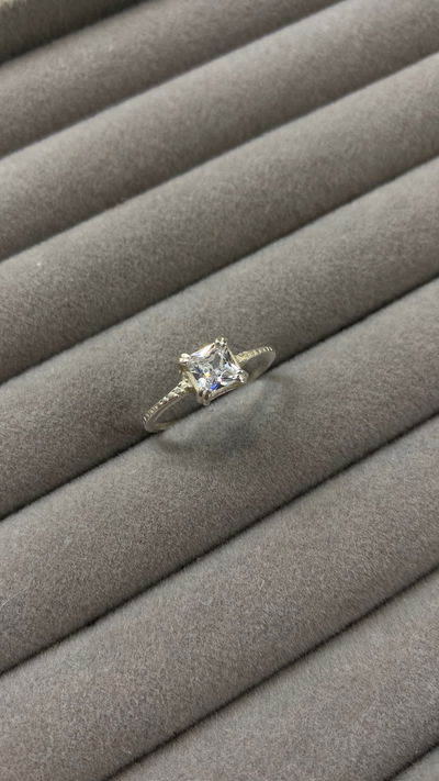 anillo de plata 925 talle 6