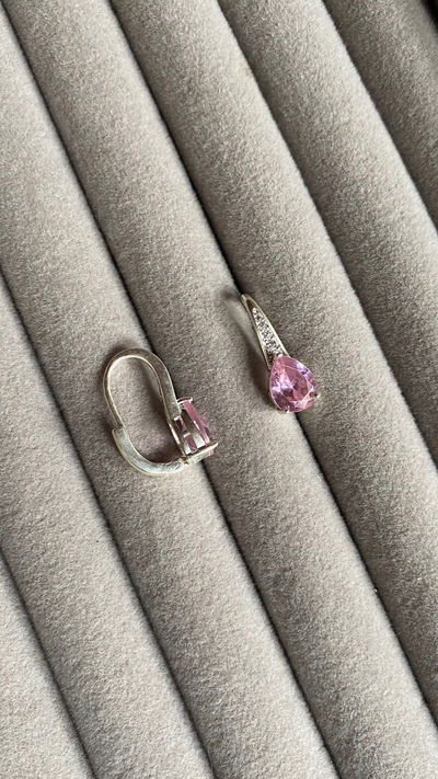 argollitas drop rosas