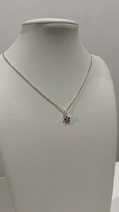 collar florecer color 