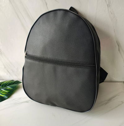 Mochila eco cuero lisa
