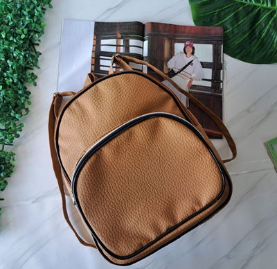 Mochila eco cuero grande